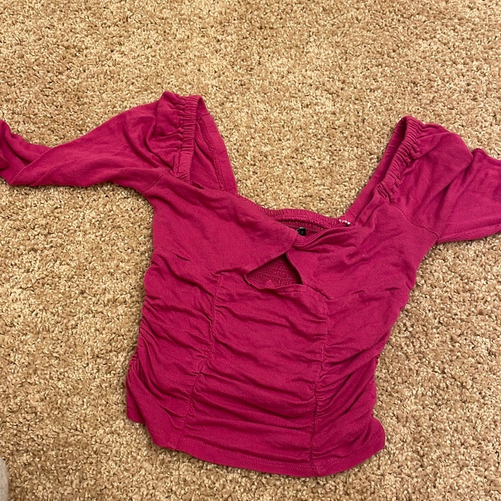 Pink long sleeve barely worn
